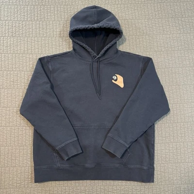 Mountain Hardwear Hoodie Women's XL Blue Fleece Pullover Climbing Outdoors - Image 1 of 4