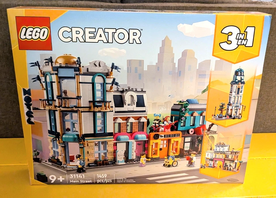 LEGO Creator главная улица 3-в-1 строительный набор игрушек 31141 совершенно новый снятый с производства набор - Изображение 1 из 2