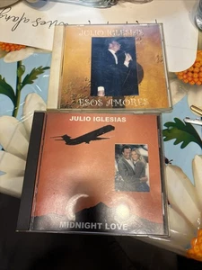 JULIO IGLESIAS Rare CD Lot: Esos Amores & Midnight Love - Picture 1 of 7
