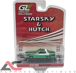 Ford Gran Torino 1976 Starsky & Hutch Greenlight 44780A 1:64 cromo verde - Imagen 1 de 1