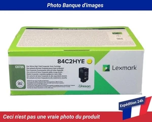 84C2HYE Lexmark CX725 Series Cartouche de toner Jaune - Photo 1/4