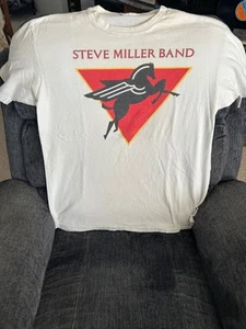 VINTAGE STEVE MILLER Summer Tour 1989 Official T-shirt X-LARGE EXC- 2-sided - Picture 1 of 5