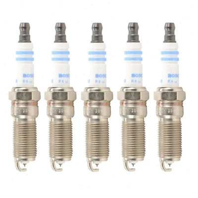 5 pc Bosch Double Platinum Spark Plugs for 2004-2012 Chevrolet Colorado 3.5L hj - Image 1 of 4