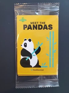 2025 Parkside Smithsonian - MEET THE PANDAS - 4 Card Promo Pack (SEALED)- BAO LI - Picture 1 of 2