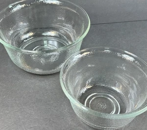 LG Vtg Glass Mixing Bowls - Nesting Bowls - Picture 1 of 15