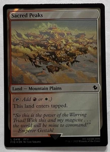 Sacred Peaks (Surge Foil) Commander: Final Fantasy MTG 0418 - Picture 1 of 2