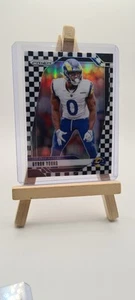 2024 Panini Prizm Byron Young (LB) Black and White Checker #170 - Bild 1 von 2