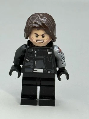 LEGO Marvel Super Heroes Soldado de Invierno Bucky Barnes Minifigura sh0257 L28 Foto 1 de 2