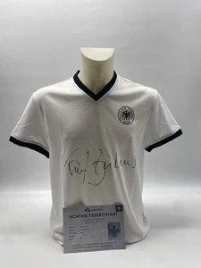 DFB Trikot Paul Breitner signiert Adidas COA Deutschland Autogramm M - Picture 1 of 7