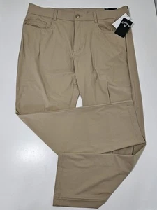 Callaway Herren Stretch Bund Hose 38 x 32 Chinchilla Golf Standard Passform Neu mit Etikett - Bild 1 von 10