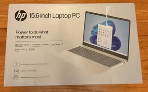 HP 15.6 inch Touchscreen Laptop Intel Core Ultra 5 125H 8GB RAM| 512G SSD Silver - Picture 1 of 2