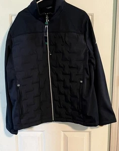 Nautica Jacket Mens XL Full Zip Fleece Black With Pockets New With Tags - Picture 1 of 2