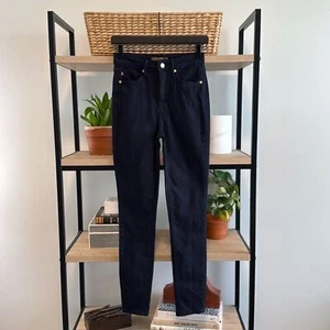 Judy Blue High-Waisted Tummy Control Garment Dyed Black Skinny Jeans, 26 - Picture 1 of 9