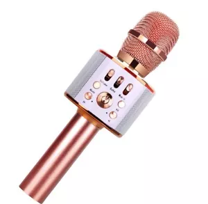 BONAOK Wireless Bluetooth Karaoke Microphone With Cord And Carry Case - Picture 1 of 9