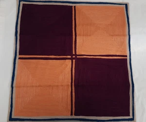 NIP John Robshaw Alwar Plum Euro Decorative Pillow Sham 26" x 26" Cotton & Linen - Picture 1 of 13