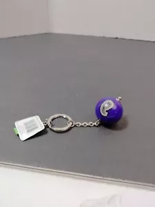 Portachiavi Vera Bradley Have a Ball in Simply Violet nuovo con etichette! - Foto 1 di 6