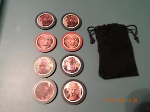 AMC THE WALKING DEAD SET MIT 8 POGS TOKENZ 2014 6 REGULÄRE 2 VR SAMMLERARTIKEL - Bild 1 von 10