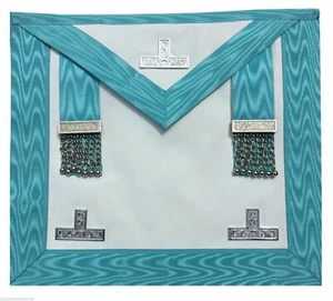 Masonic Regalia Worshipful Master Apron Lambskin High Quality NEW - Picture 1 of 2