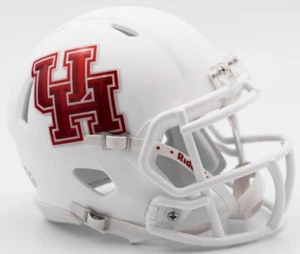 *SALE* HOUSTON COUGARS CHROME LOGO  SPEED MINI NCAA FOOTBALL HELMET RIDDELL! - Picture 1 of 1