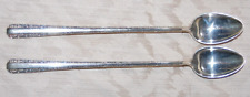 Towle Sterling Silver Teaspoons 8 Inch Candlelight Pattern Sterling Iced Tea  