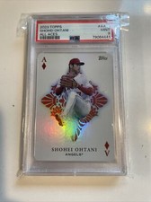 SHOHEI OHTANI  2023  Topps All Aces AA11 LA Angels Star MVP Game Card PSA 9