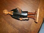 Vintage Romer Hand Carved Wood 12.5"  Judge/Attorney Sculpture Made In Italy
