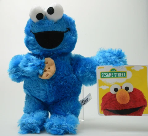 Sesame Street SOFT Cookie Monster Plush STUFFED ANIMAL Kids Birthday Gift New Cover