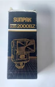 Unidad de flash electrónico Sunpak Thyristor Auto 2000BZ - completa con manual - Imagen 1 de 9