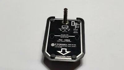 Crown PCC-130SW PCC130SW Cardioid Boundary Layer Microphone UNIT ONLY TESTED - Image 1 of 4