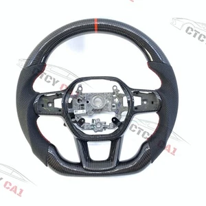 Custom Carbon Fiber Steering Wheel For 11th gen Honda civic (FL5)12th gen accord - Picture 1 of 9