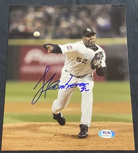 Jose Contreras Chicago White Sox 2005 WS Champs Signed Auto 8x10 Photo ~ PSA/DNA - Picture 1 of 4
