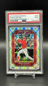 2019 Panini Donruss #ES2 Shohei Ohtani Elite Series Diamond - PSA 9