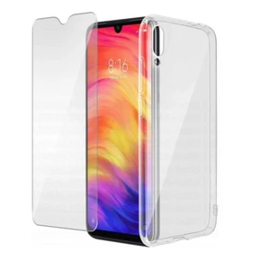 For XIAOMI REDMI 9AT CLEAR CASE + TEMPERED GLASS SCREEN PROTECTOR SHOCKPROOF - Picture 1 of 12