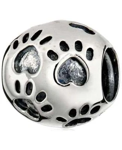 Reize CHAMILIA Herzen Und Fußabdrücke GA-37 IN Silber Gesetz Von 925 MM - Bild 1 von 2