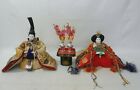 107 Japanese Hina Doll / Emperor & Empress Odairi-Sama & Ohina-Sama W/ Plum