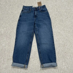 Mini Boden Cuffed Jeans 13Y Adjustable Waist NEW NWT G3835 - Picture 1 of 8