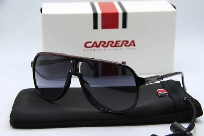 NEW CARRERA 1047/S OIT9O BLACK RED AUTHENTIC SUNGLASSES W/CASE 62-10 - Image 1 of 4