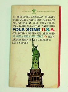 John A. and Alan Lomax FOLK SONG U.S.A. Signet Paperback First Printing 1966 - Picture 1 of 3