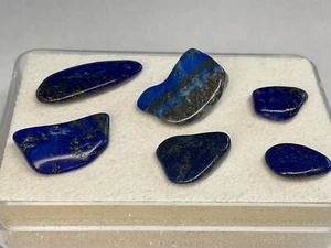 Lapislazuli Edelstein blau 1.3 P - Bild 1 von 3