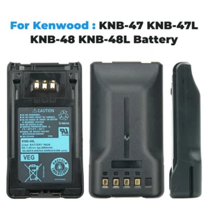 2PCS KNB-48L KNB-47L Li-ion Battery For KENWOOD NX200 NX300 TK5220 TK5320 Radios - Zdjęcie 1 z 12