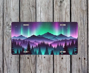 Northern Lights Novelty License Plate - Picture 1 of 1