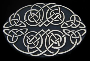 Celtic Knots Solid Sand Cast Bronze Belt Buckle Rainbow Metals Brand New - Picture 1 of 2