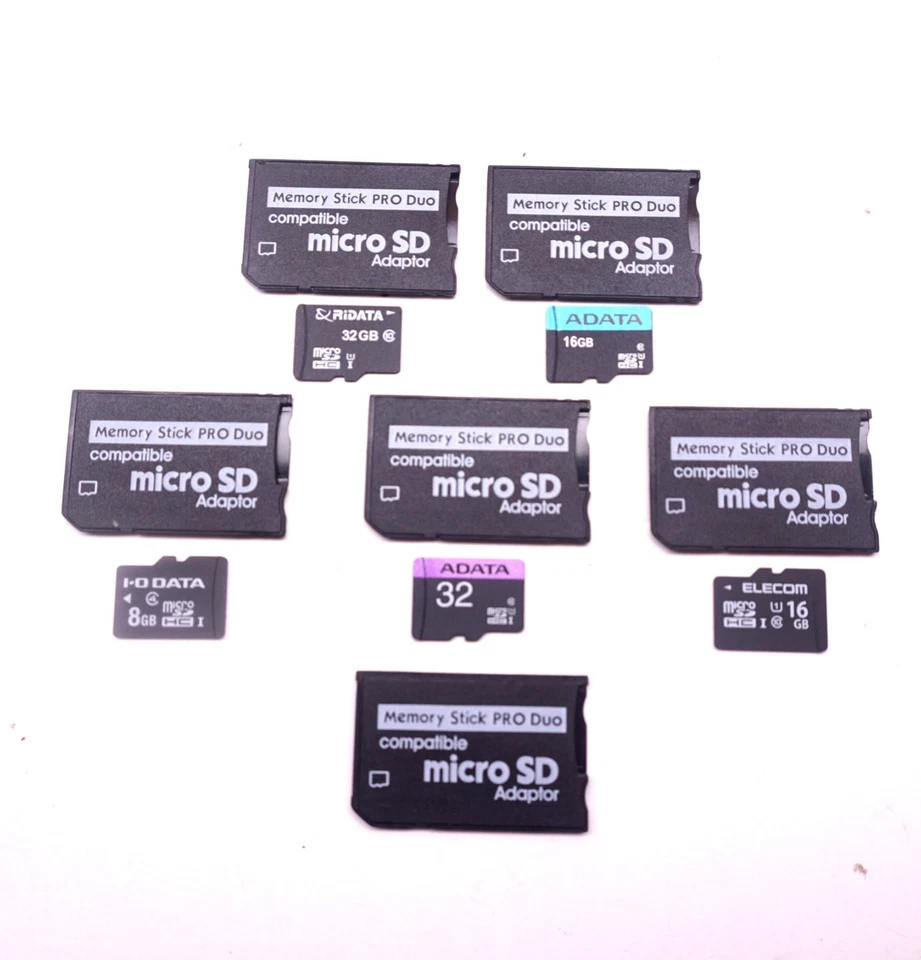 Memory Stick Pro SD Card Adapter for Sony Playstation PSP 8gb 16gb 32gb You Pick - Image 1 of 1