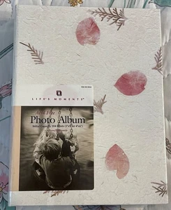 New! Life's Moments Rose/Evergreen Acid Free Photo Album ~ 204 ~ 3"x5" or 4"x6" - Picture 1 of 3