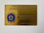 1 NYPD PBA LBA LIFETIME GOLD CARD CARD 2026 Not DEA PBA SBA CEA