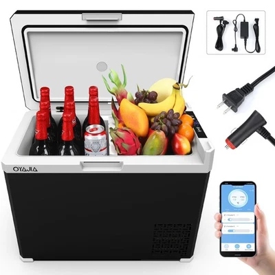 Kompressor Kühlbox 40L AEG ±20°C Kühlschrank 12/24V Camping Auto Boot Tragbare - Bild 1 von 4