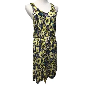 Abito H&M donna piccolo blouson floreale giallo blu rosa bianco - Foto 1 di 8