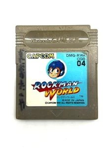 Nintendo Game Boy Color Rockman World Video Game Cartridge - Picture 1 of 12