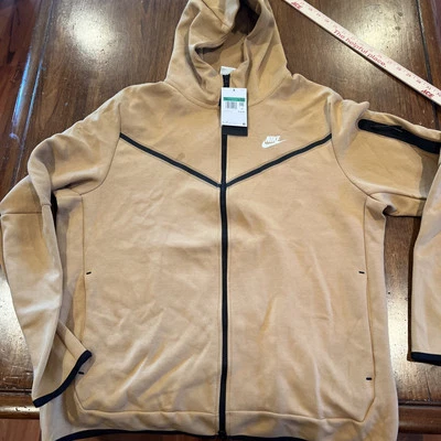 Sudadera con Capucha Nike Tech Fleece Cremallera Completa Elemental Dorado Hombres Talla XL-ALTO CU4489-722 NUEVA CON ETIQUETAS Foto 1 de 4