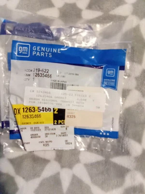 Junta de válvula EGR Duramax diésel piezas originales GM 12635466 Foto 1 de 4